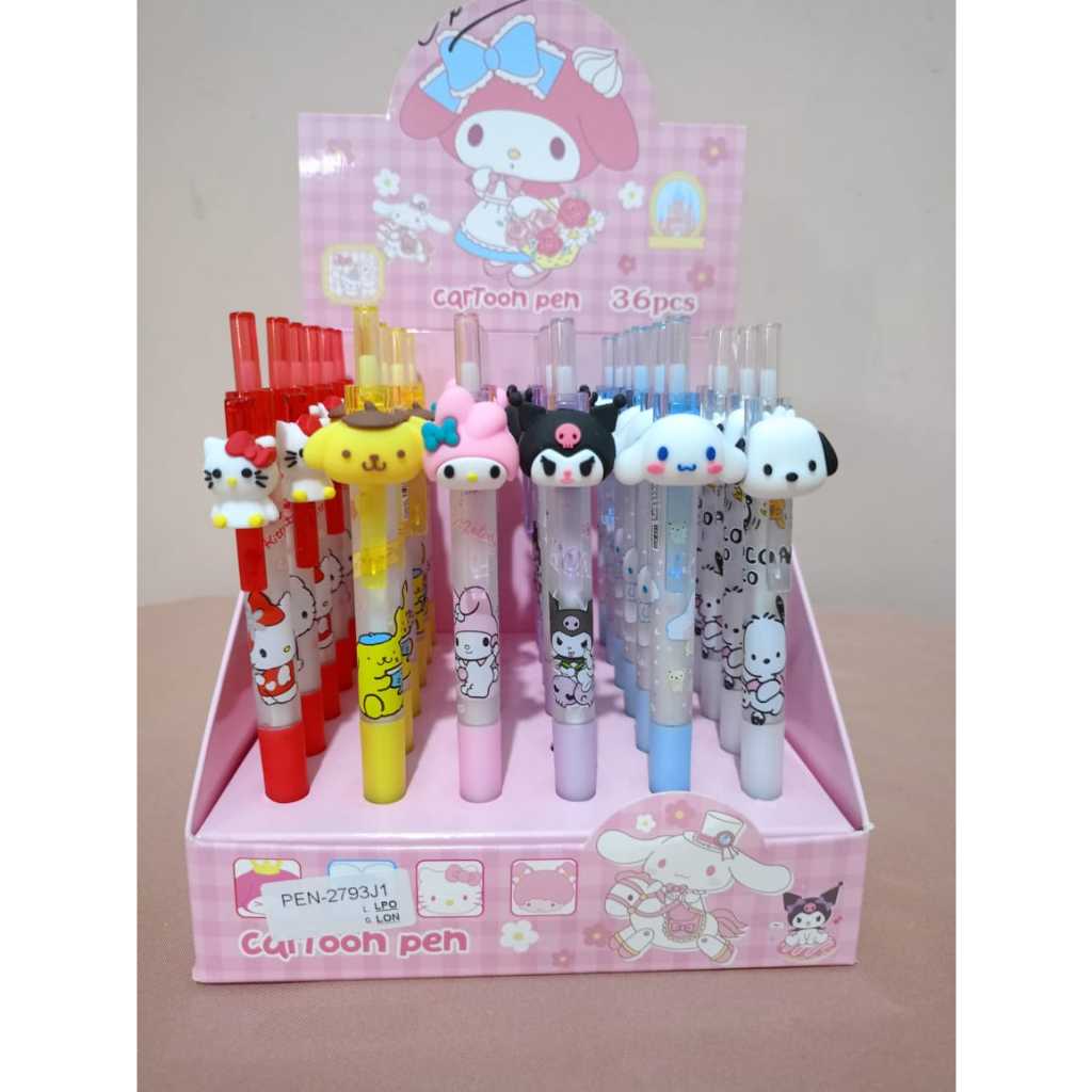 

PROMO PULPEN CLAY KARAKTER PULPEN SANRIO MURAH PEN KARAKTER KUROMI CINAMOROL MELODY LUCU PENA SANRIO PEN CETREK LUCU PULPEN CETEK KARAKTER BOLPOIN SANRIO ALAT TULIS LUCU KOLEKSI SANRIO HELLO KITTY