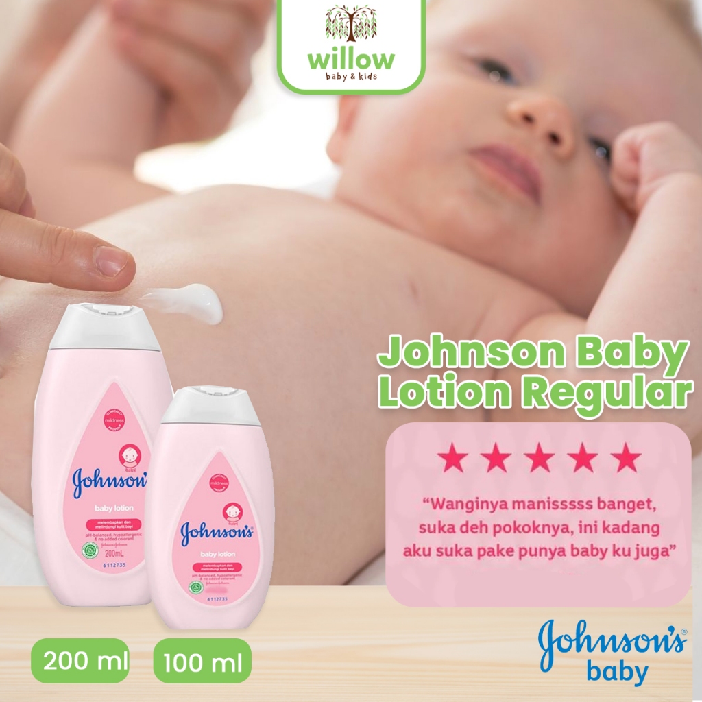 Body Lotion Bayi - Johnson Baby Lotion Regular
