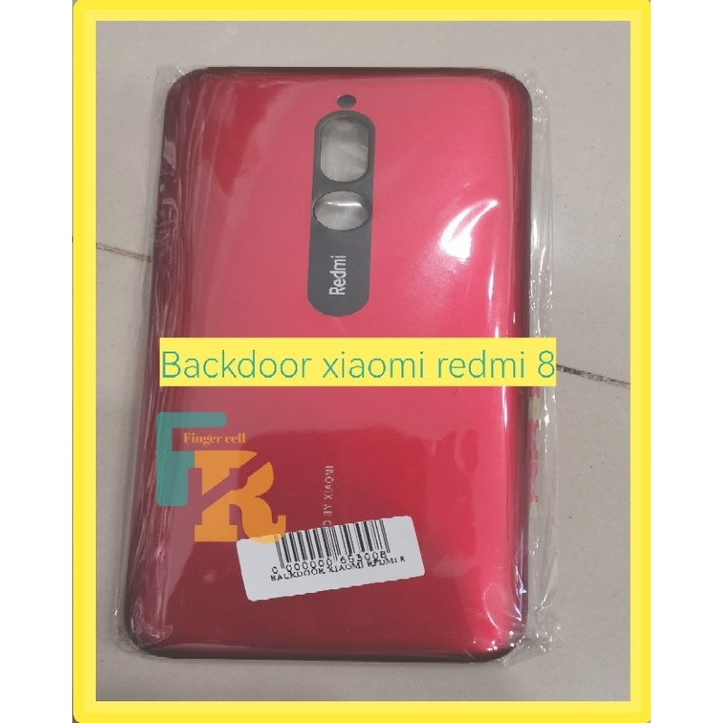 tutup belakang backdoor redmi 8