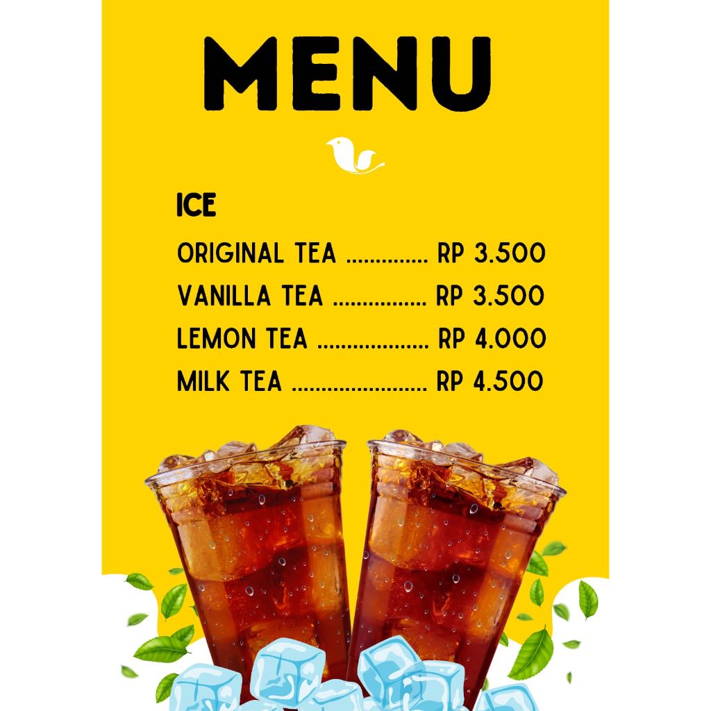 Es Teh Nata Kemiri Sidoarjo | Es Teh Original , Es Teh Vanila , Es Lemon Tea , Es Milk Tea