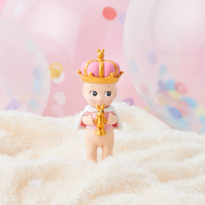 BOOKED - SONNY ANGEL Congratulations Limited Crown Pink Rare Figure Edition