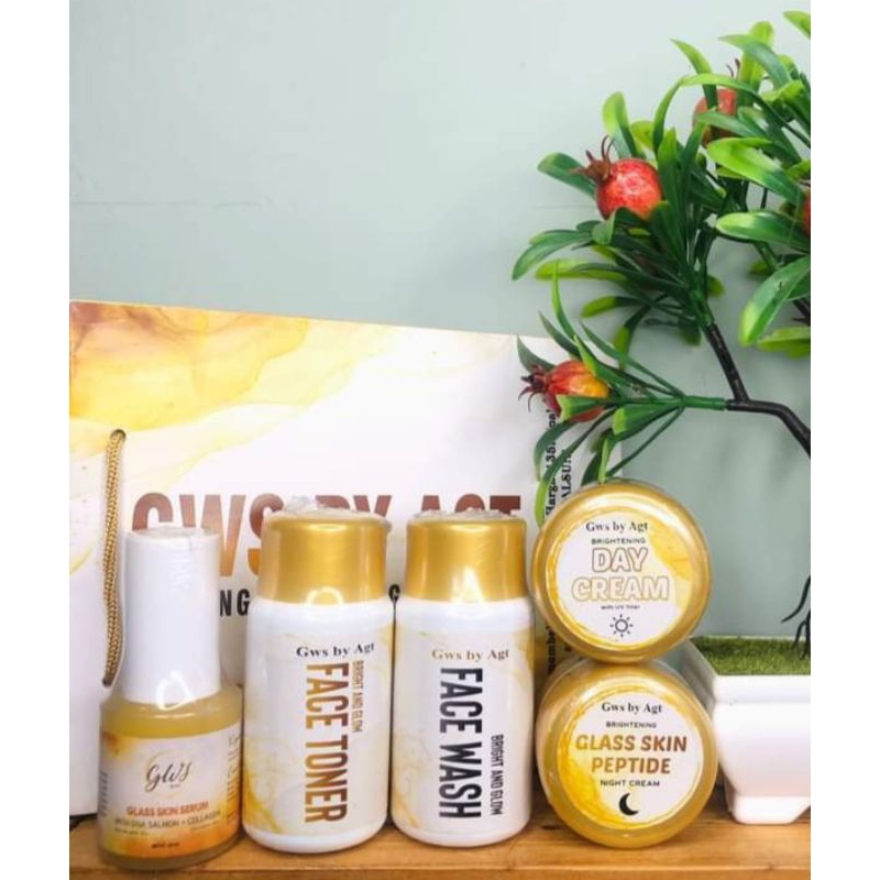 GWS GOLD BPOM + SERUM GLASS SKIN kemasan baru