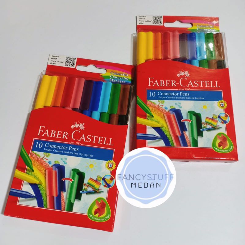 

Fancystuff - connector pens spidol warna faber castell original