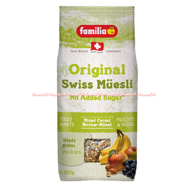 

Familia 500gr Original Swiss Muesli No Added Sugar Mixed Cereal Fruit & Nuts
