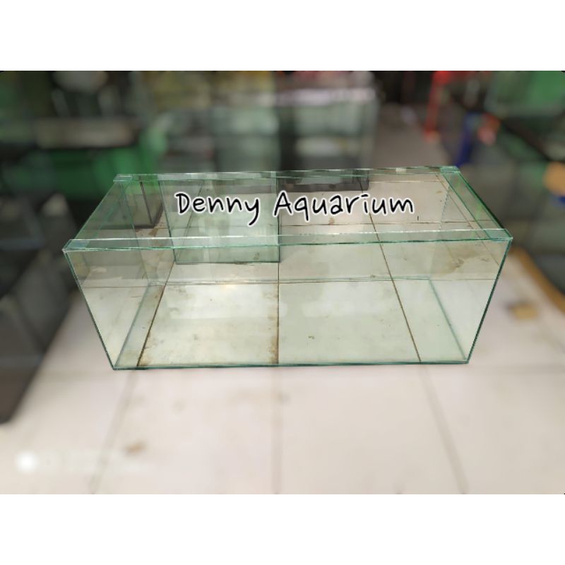Aquarium Kaca Ukuran 100 X 40 X 40Cm Kaca 8/5Mm