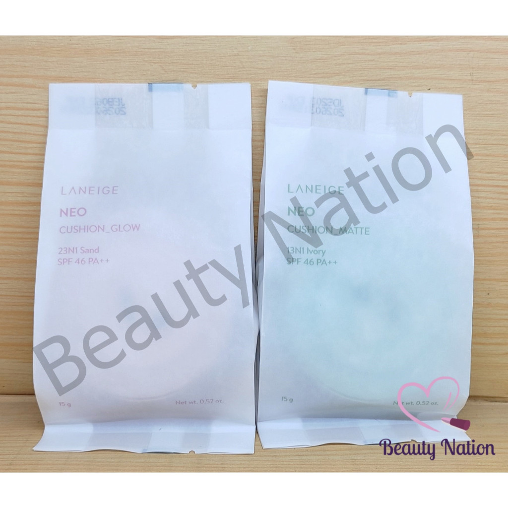 LANEIGE - NEO Cushion Refill Glow / Matte Bedak SPF