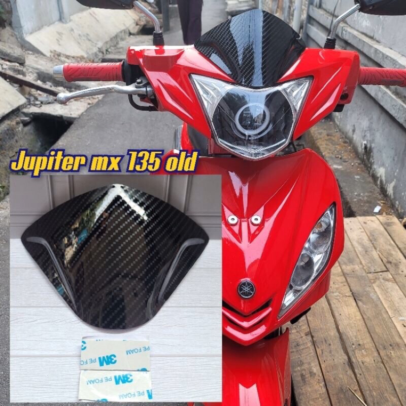 VISOR CARBON JUPITER MX 135 OLD