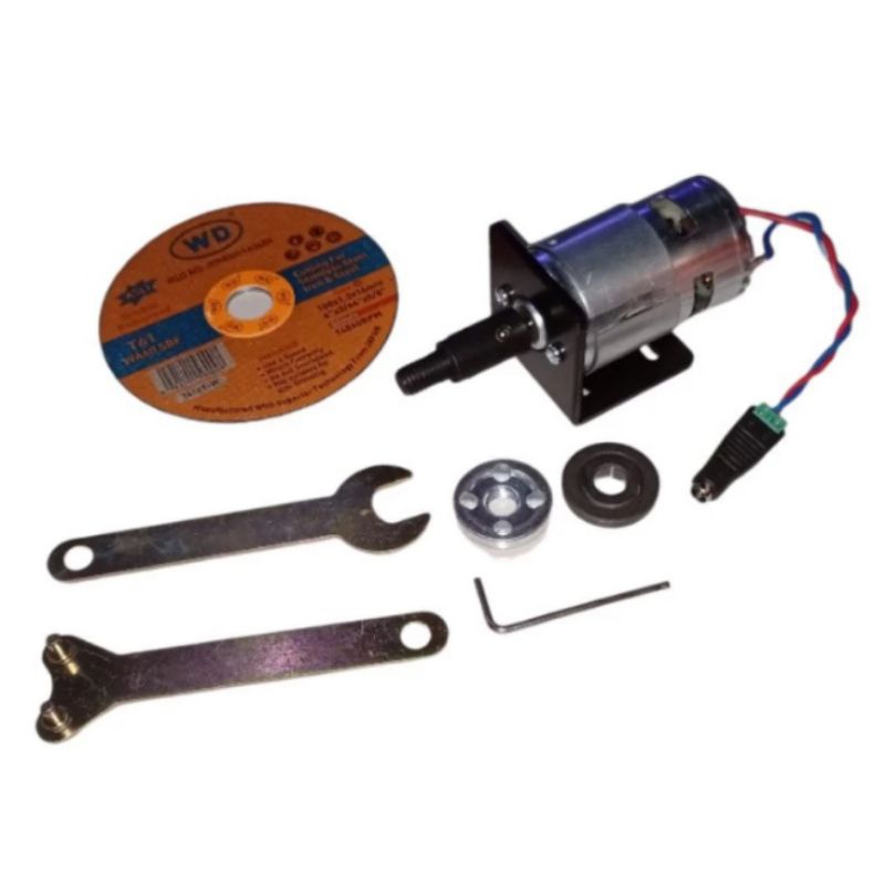 Gerinda Motor Dinamo 775 - 12 Volt DC Termasuk Mandrel - Mata Gerinda dan Bracket 775