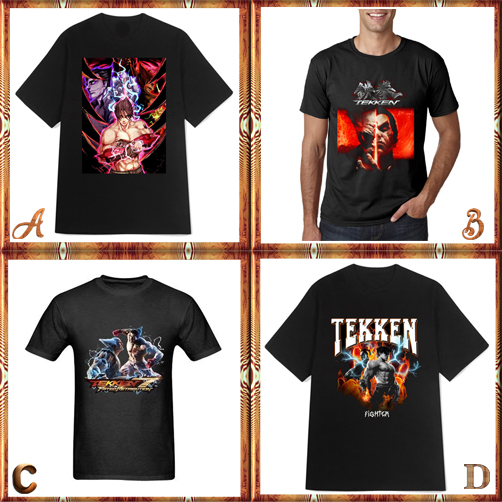 Kaos Vintage Game Tekken Tshirt 100% Cotton
