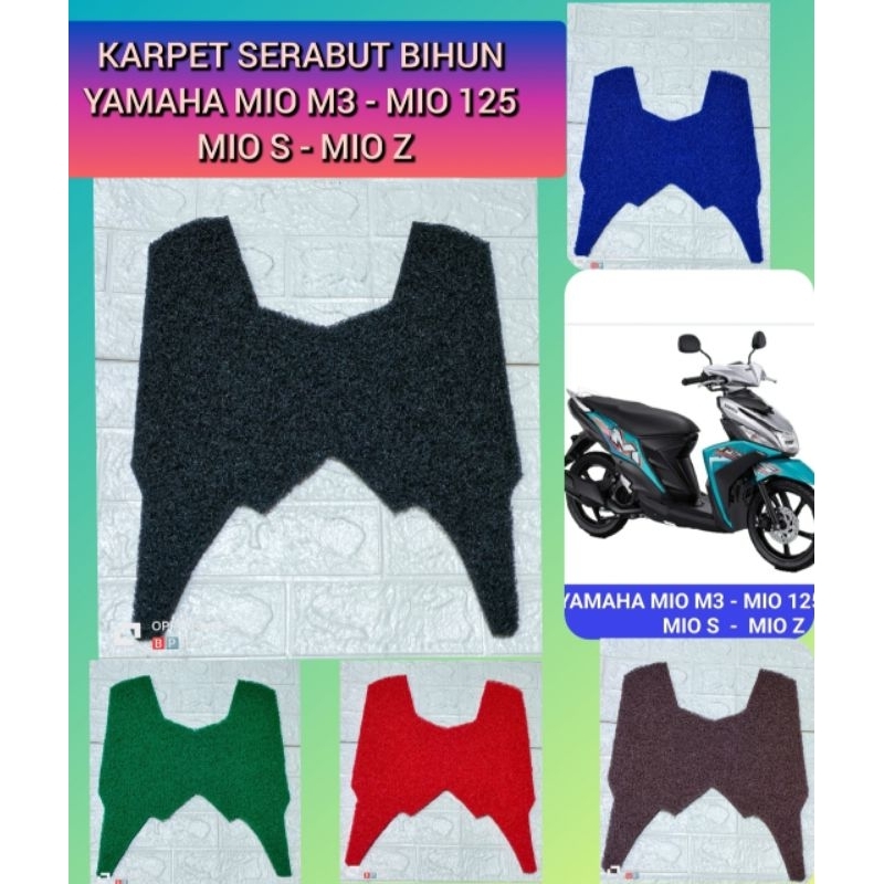 Karpet Sepeda Motor Yamaha Mio M3 Mio 125 Mio S Mio Z Serabut Mie Bihun