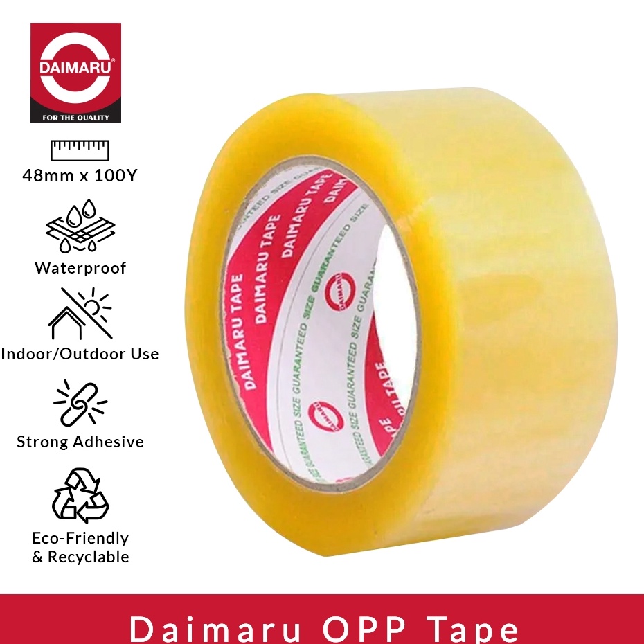

Hadir Favorit Daimaru OPP Lakban Bening 48 mm x 1 Yard