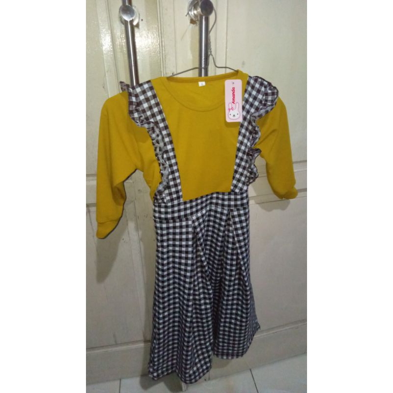gamis ruffle anak