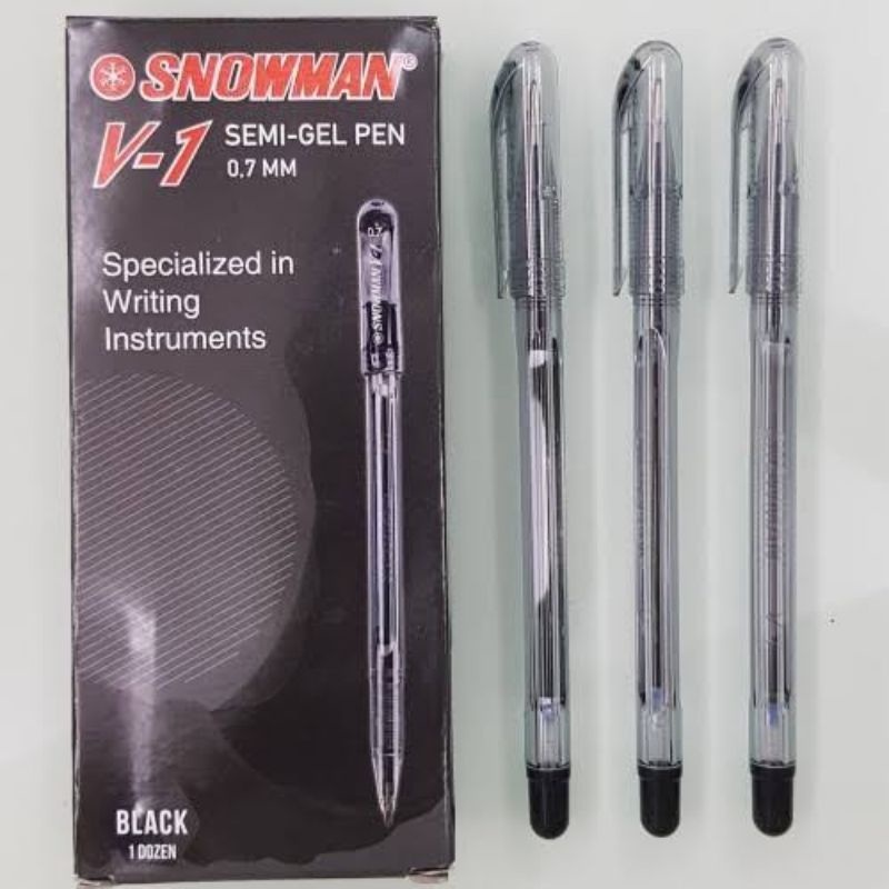 

[SYIFA] PULPEN SNOWMAN V-1 PULPEN SNOWMAN V1 / BOLPEN SNOWMAN / BALLPOINT SNOWMAN