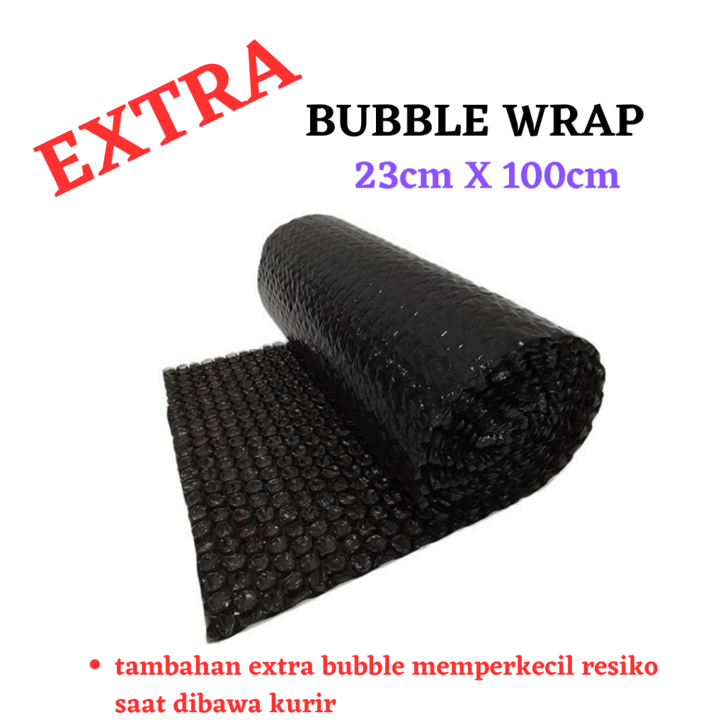 

BUBBLE WRAP ( EXTRA TAMBAHAN BUBBLE )