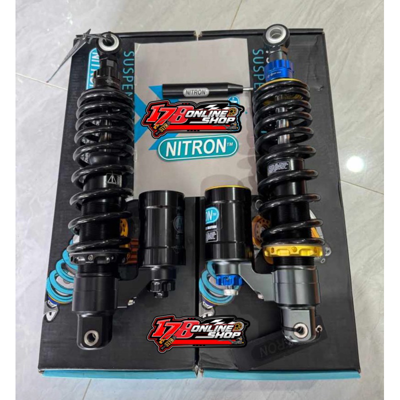 Shock nitron tabung bawah vario125,150 click fungsi