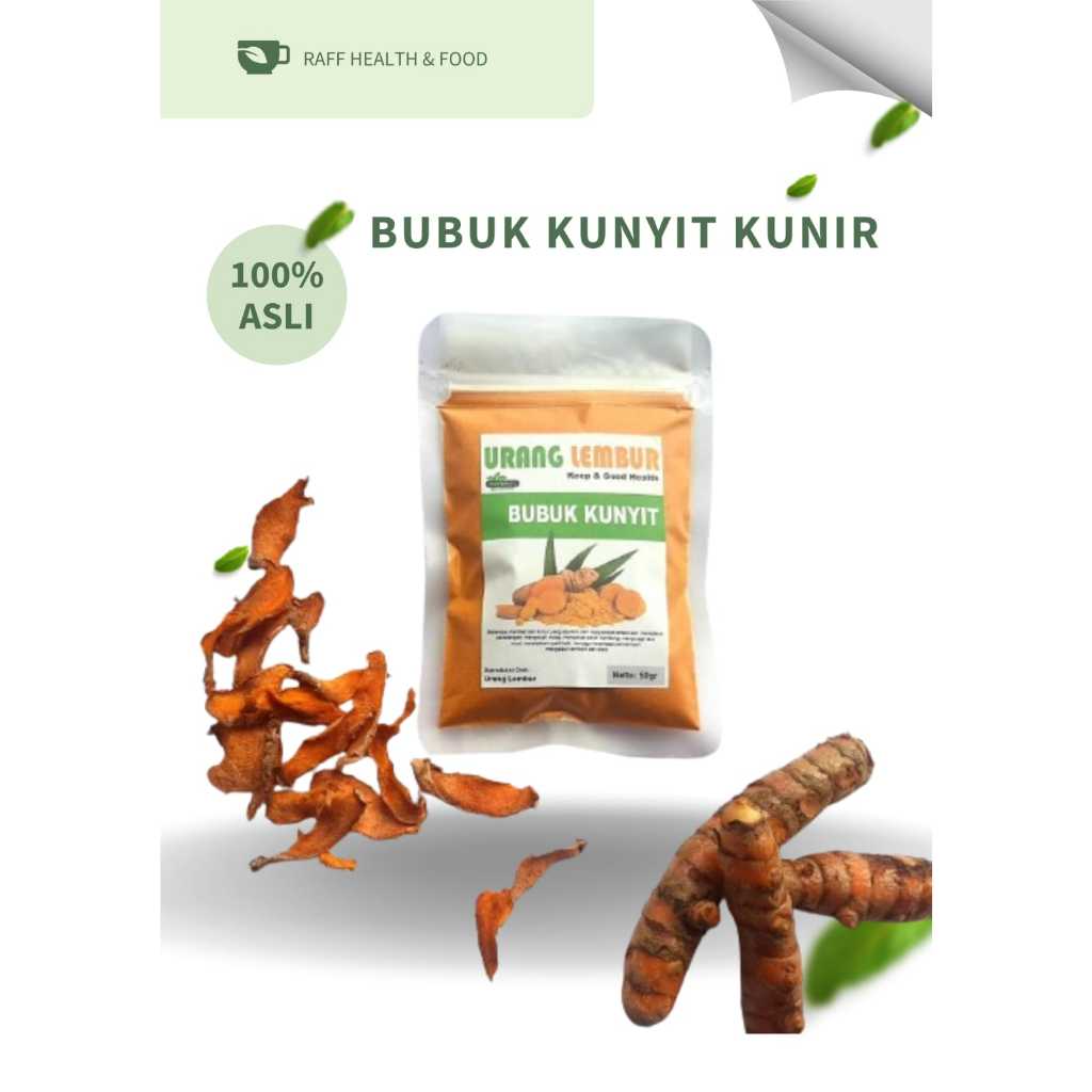 

Bubuk Kunyit Murni Tanpa Campuran Turmeric Powder Ground Turmeric Grade A 100gr