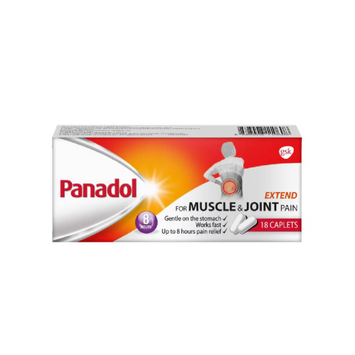 PANADOL Extend Paracetamol For Muscle & Joint Pain 18 Tablets (SINGAPORE)