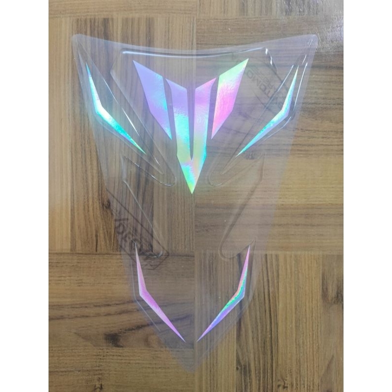 Stiker timbul pad Tankpad MT25 - MT15 - R15 - VIXION Transparan