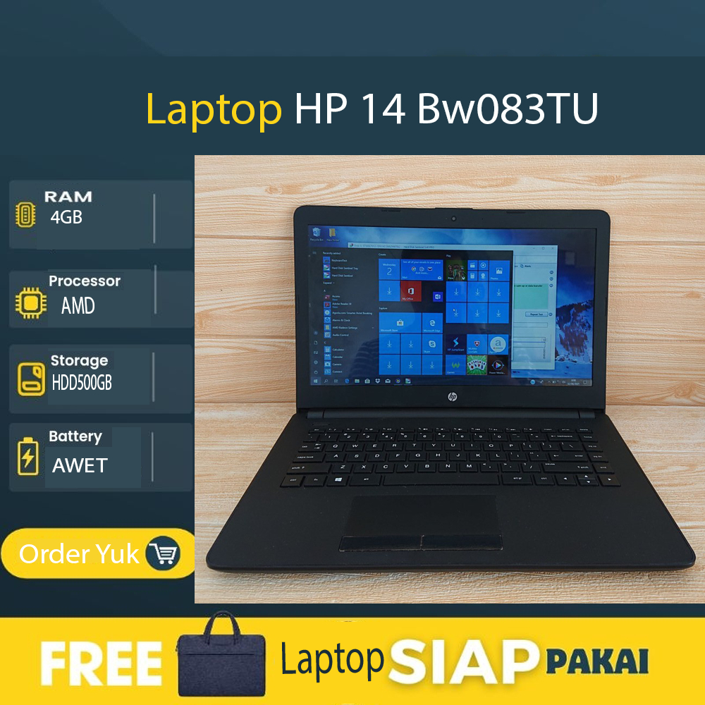 Laptop HP 14 Bw083TU 4GB/500GB Windows10