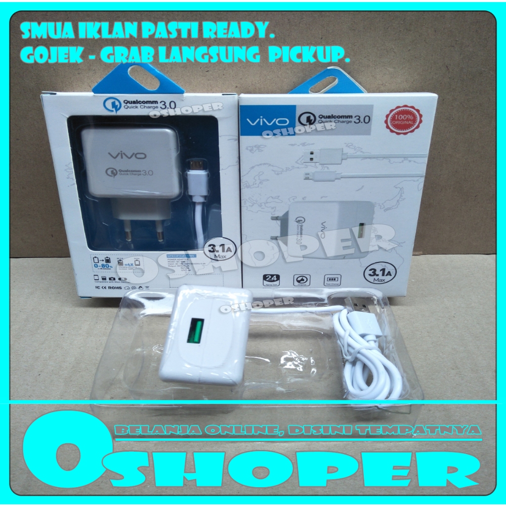 charger vivo original Fast charging 3A. charger vivo 3A.charger qualcom vivo original Fast charging