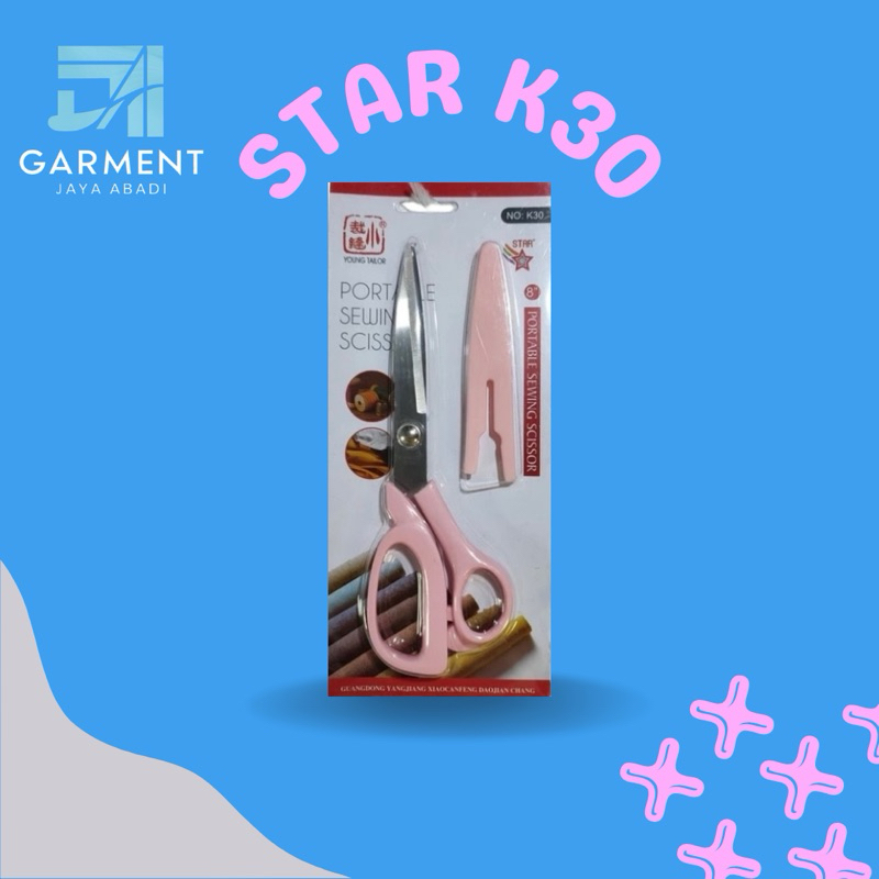 

Gunting Kain Star K30 PINK Original Product