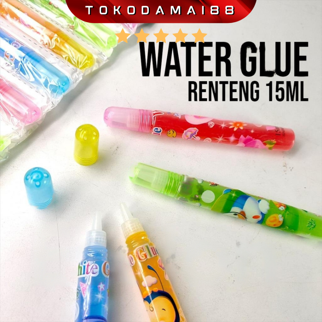 

WATER GLUE 15ml - lem glue renteng/lem kertas glue/perekat