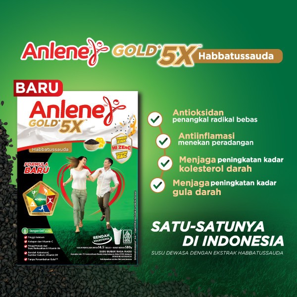 

Anlene Gold Habbatussauda 160 gr