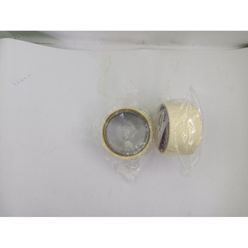 

Isolasi lakban kertas masking tape 48mm / 2" inch ×10mwter Natural Colou.