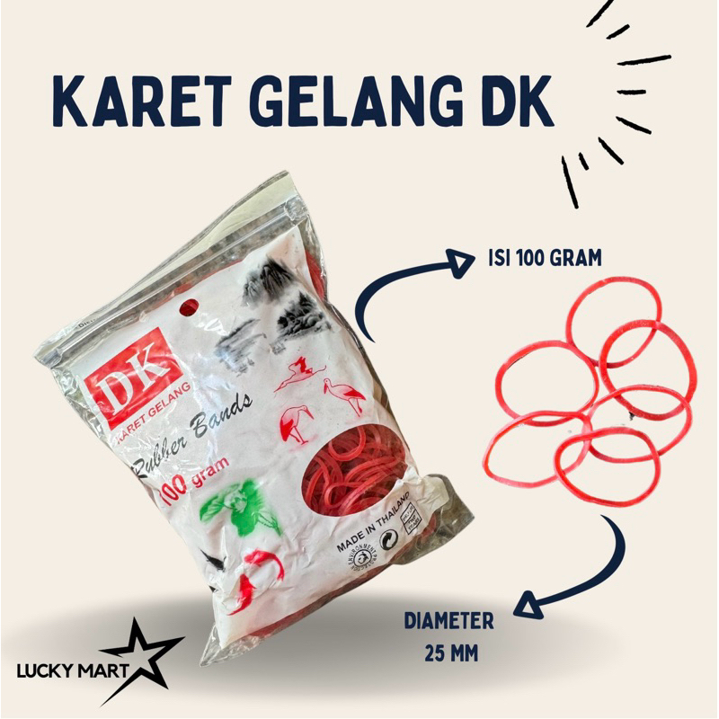 

KARET GELANG IMPORT MERAH KECIL ( 100 GRAM )