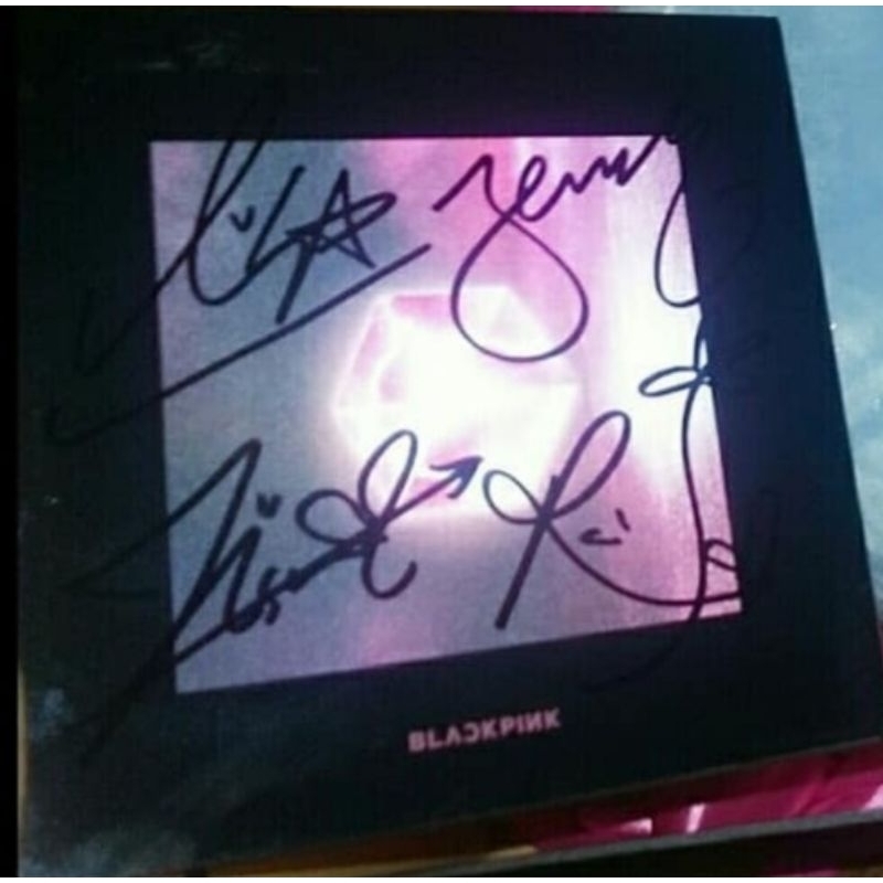 Album Fullset Blackpink Square Up Signed All Member
