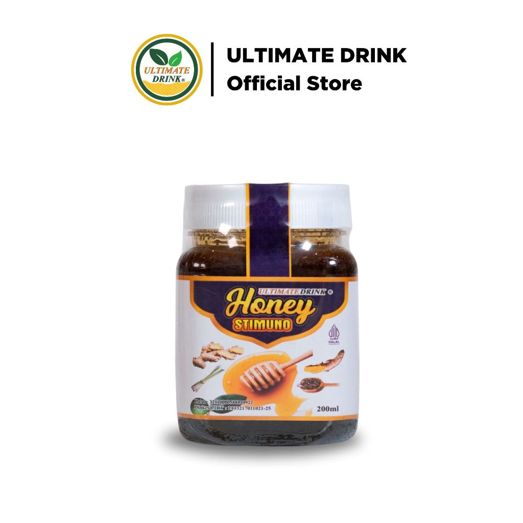 

ULTIMATE DRINK - Honey Stimuno (READY) Madu Herbal 200ml Tanpa Pengawet Buatan Alami