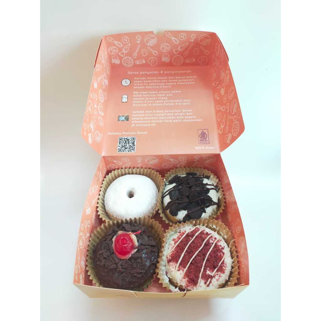 

Donat Premium Mix isi 4 Bebas Pilih - Merindu Donat Surabaya