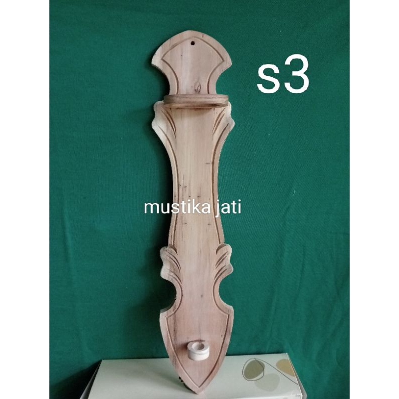 Blawong keris kayu jati