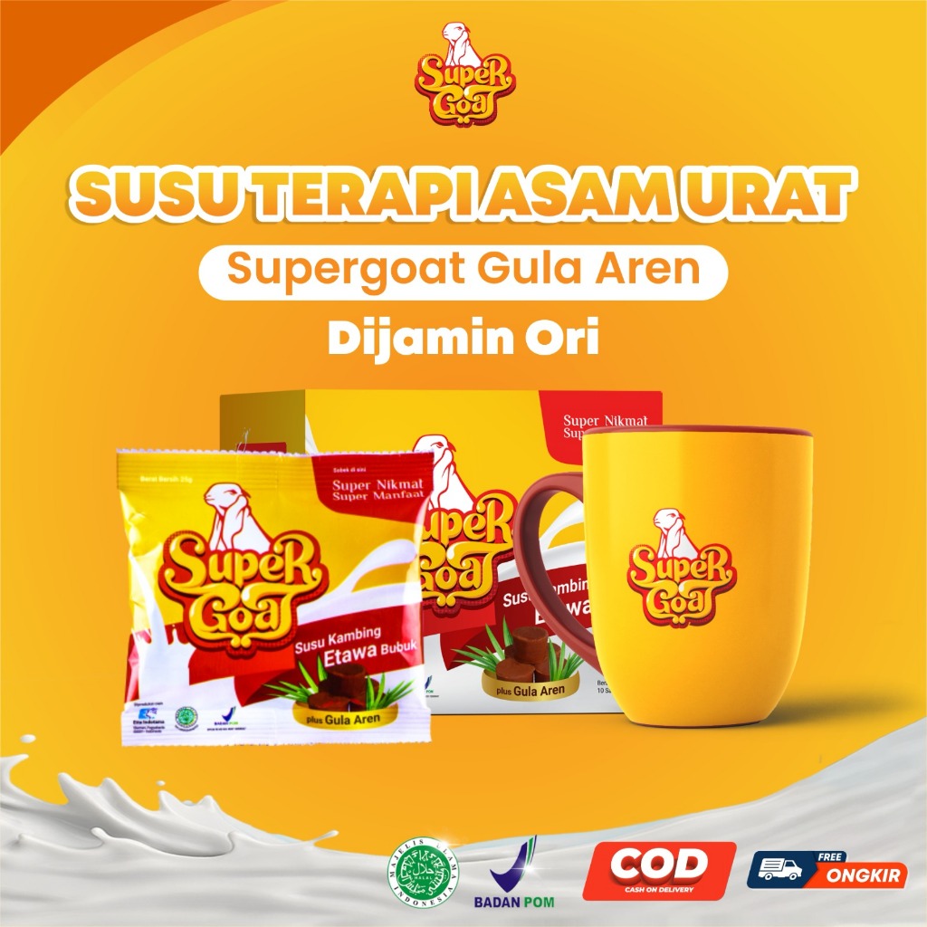 

SUPER GOAT SUSU KAMBING ETAWA DENGAN GULA AREN