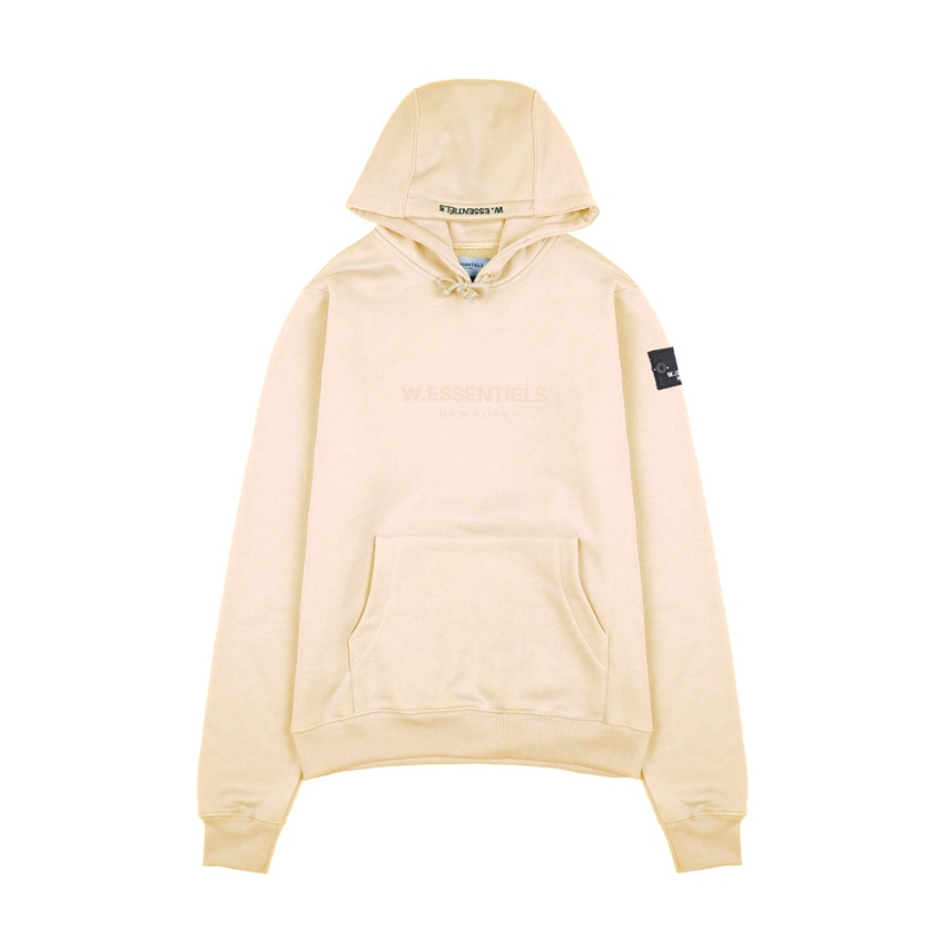 W Essentiels New York Hoodie Oversize Monopack Triple Tan - 100% ORIGINAL RESMI