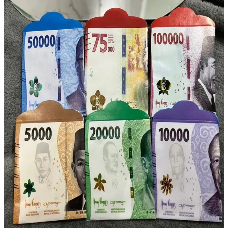 

Amplop THR Lebaran Medium Motif Uang