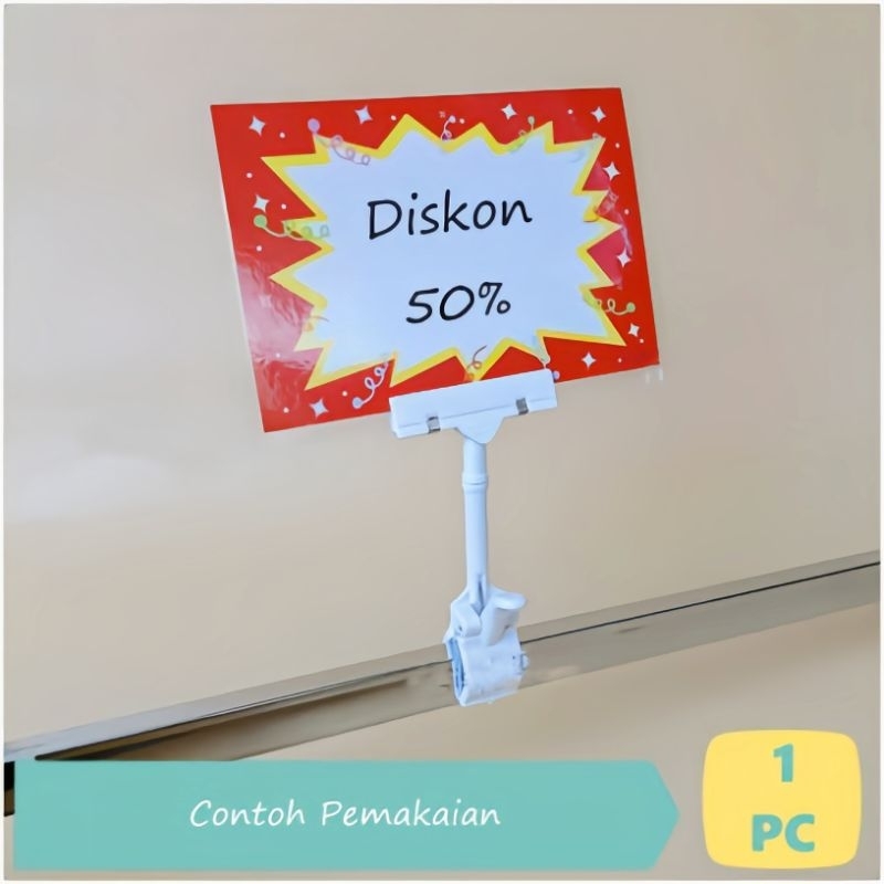 

display harga / jempol harga / jepit harga