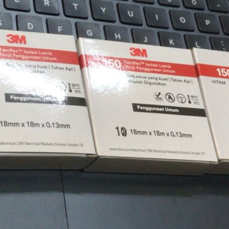 

ISOLASI 3M 1258 JR ISOLASI LISTRIK ISOLASI KABEL TAPE ELECTRICAL TAPE 1258 JR