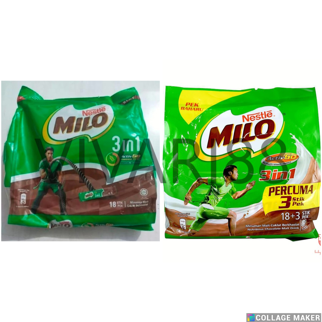 

MILO 3 in 1 Activ-Go Malaysia 18 sachet