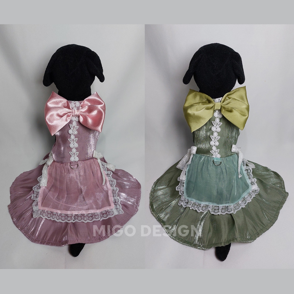 |Migo Design LIMITED EDITION 66| Baju Dress Kucing/ Anjing Princess Maid Pelayan Edition Cosplay Hij