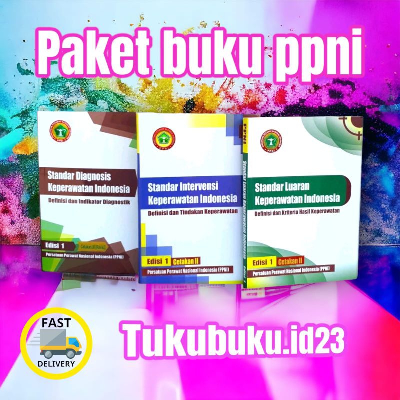 Cetakan terbaru 2023 paket 3 buku ppni sdki siki slki cetakan 3