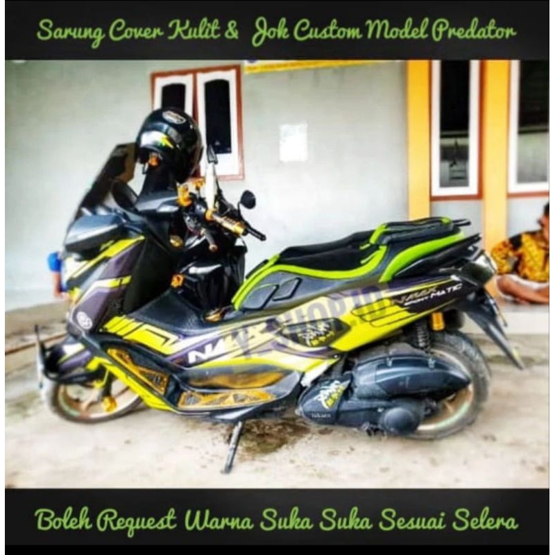 Jok Motor Custom Variasi Yamaha Nmax Old Nmax New Modif Retro Predator Pnp Full Mbatech Modifikasi