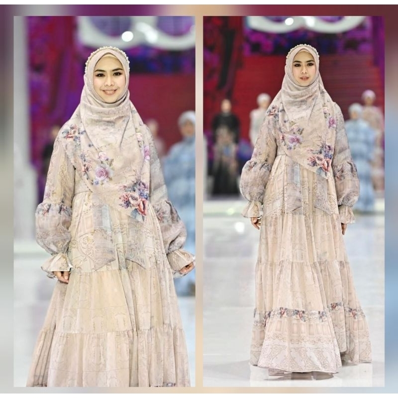 Gamis Ustadzah Oki Set Hijab by Shellasaukia