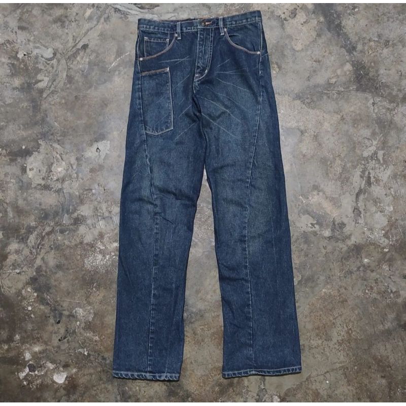 Celana Panjang Jeans Volcom Workwear Celana Denim Cowok Second