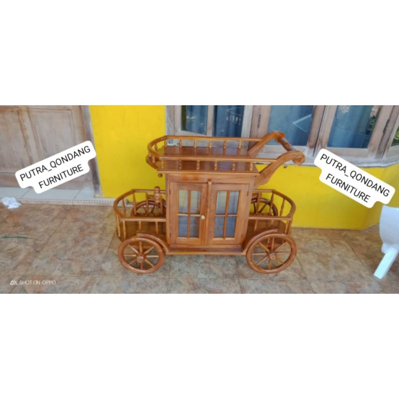 trolli/troli dorong/kereta dorong/kereta barang/troli barang/troli hiasan