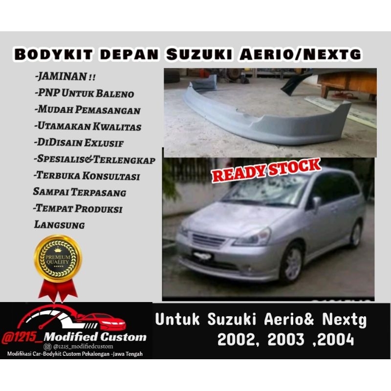 Bodykit Suzuki Aerio &nextg depan