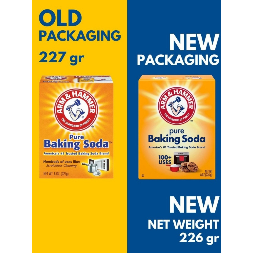 

BAKING SODA MERK Arm & Hammer Baking Soda 226 GR MADE IN USA