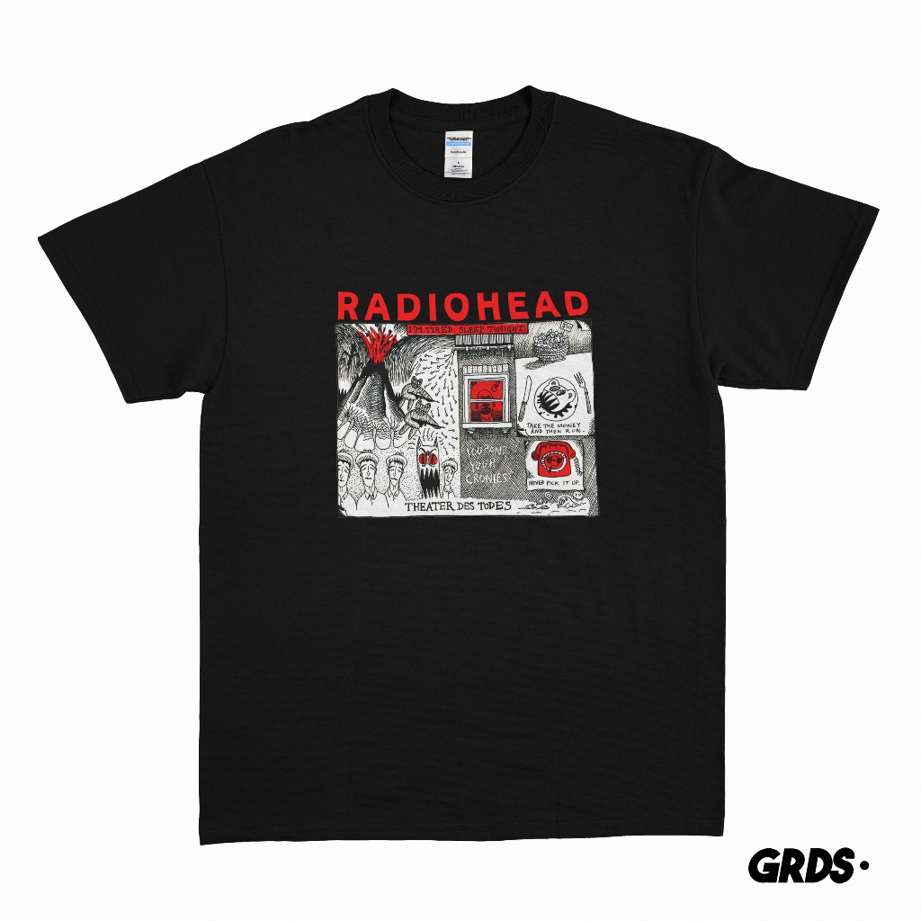 KAOS RADIOHEAD / T-SHIRT BAND RADIOHEAD