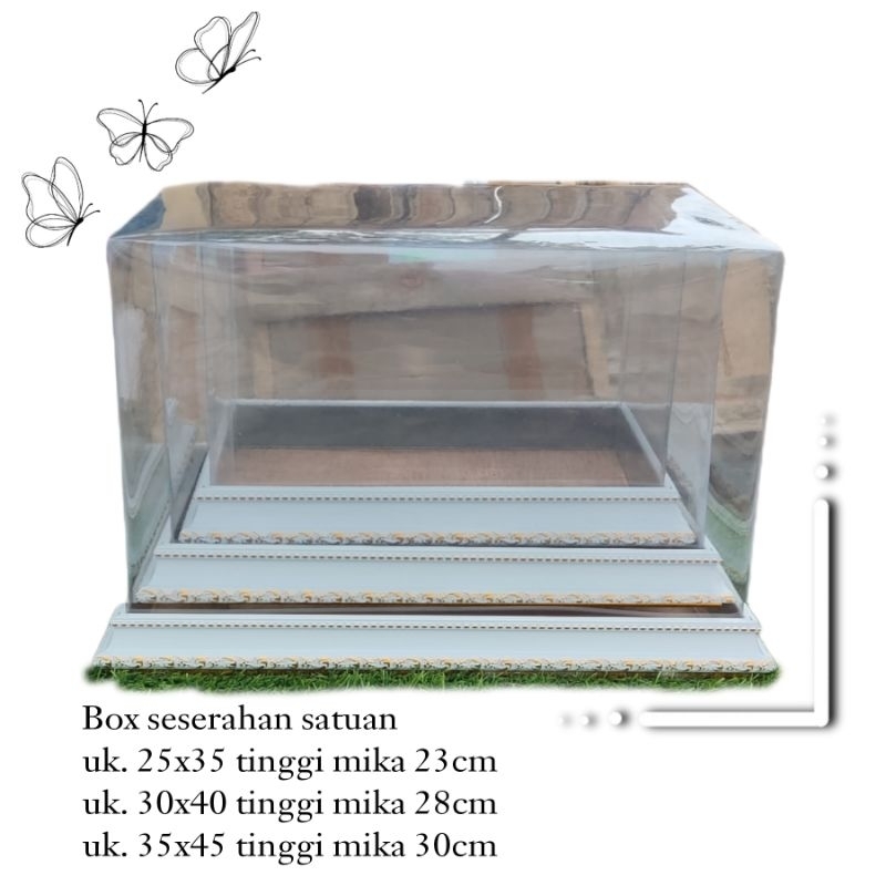 

Kotak Seserahan frame fiber tinggi box 4cm - Tipe 410