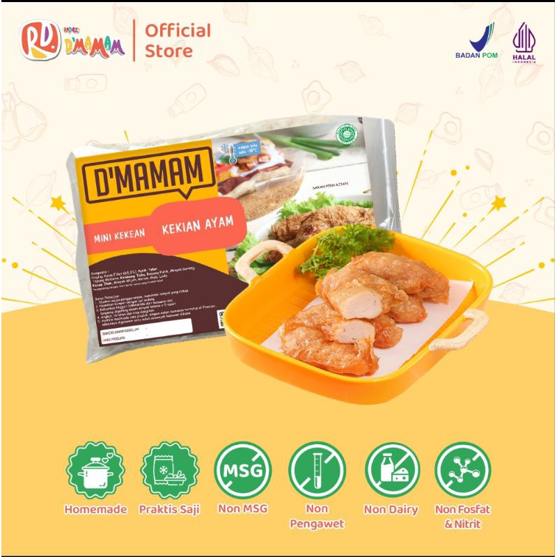 

D'Mamam Mini Kekean Ayam / Kekkian